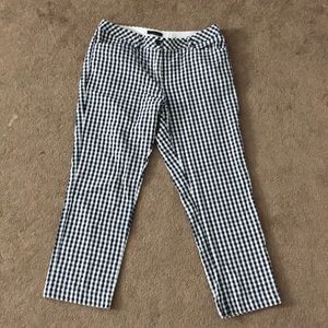 Navy blue lands end capri/pants